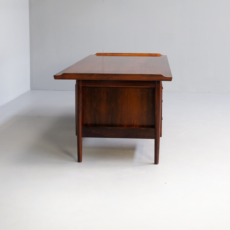 Vintage rosewood executive desk by Arne Vodder for Sibast, 1960s