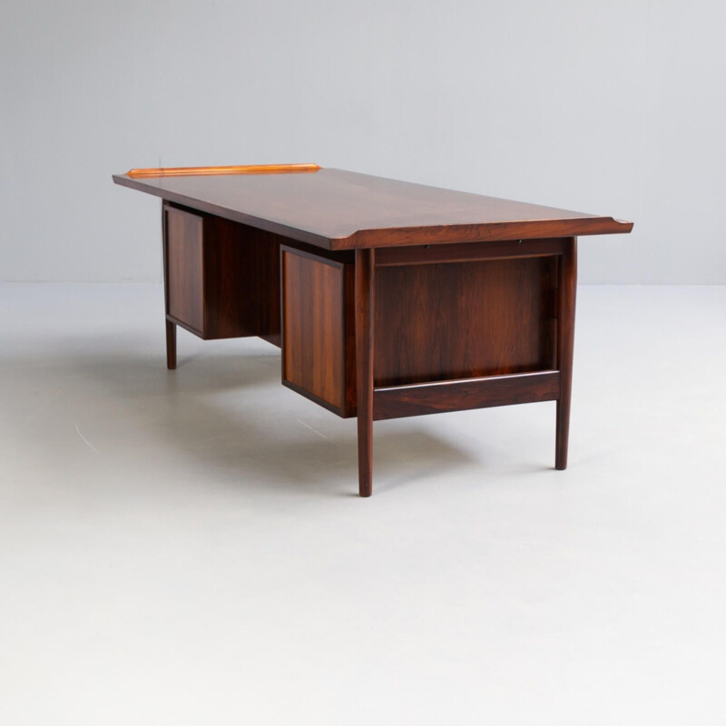 Vintage rosewood executive desk by Arne Vodder for Sibast, 1960s