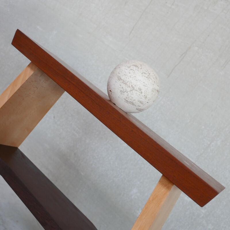 Italian vintage travertine desktop curio ball, 1970s