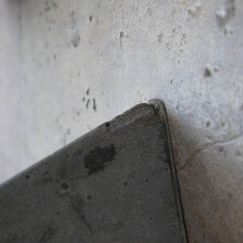 Vintage concrete coffee table, Italy 1980