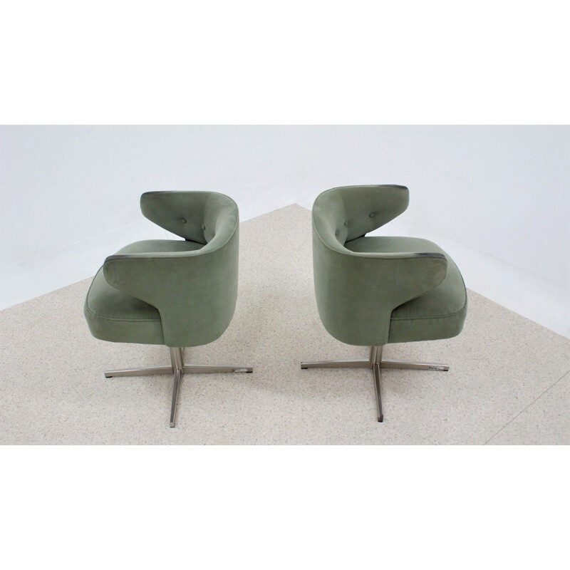 Paire de fauteuils vintage "Poney" par Gianni Moscatelli pour Formanova, 1970
