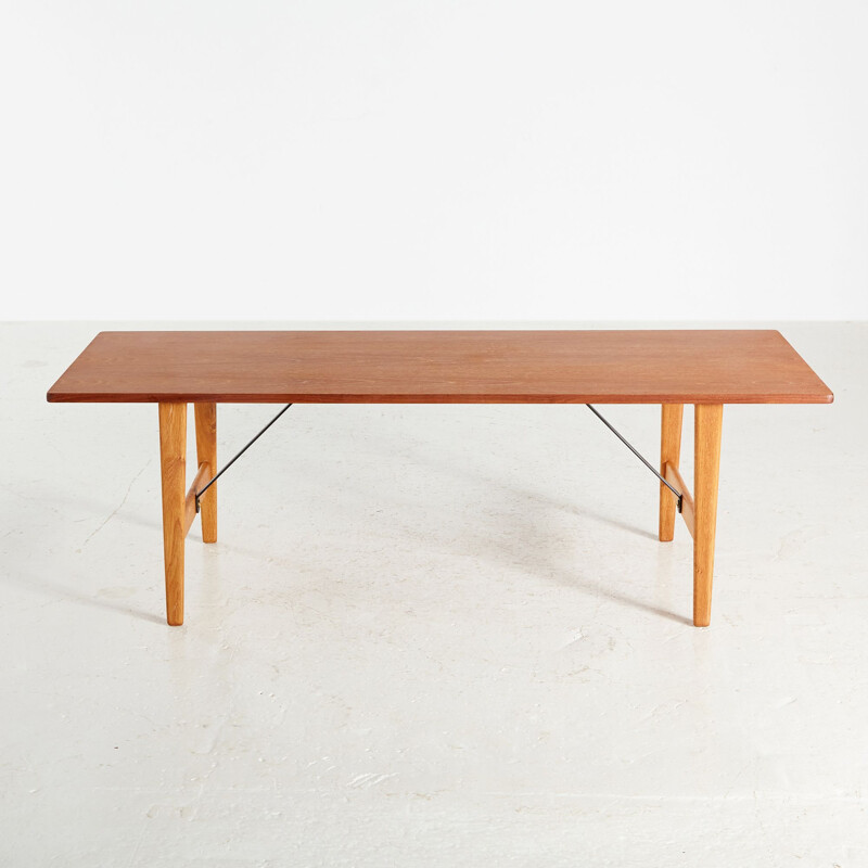 Table basse vintage Hunting par Børge Mogensen pour Frederica Stolefabrik, 1960