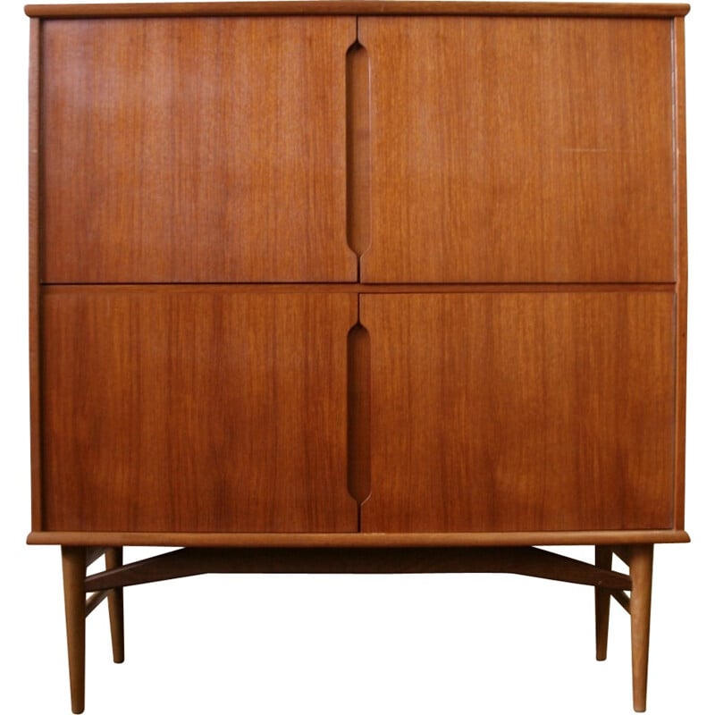 Frederica Stolefabrik teak highboard - 1960s