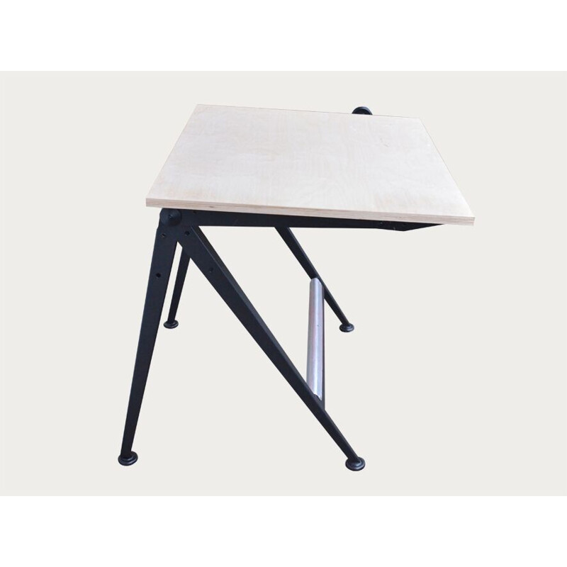 Ahrend de Cirkel "Reply" drawing table in plywood, Friso KRAMER & Wim RIETVELD - 1960s