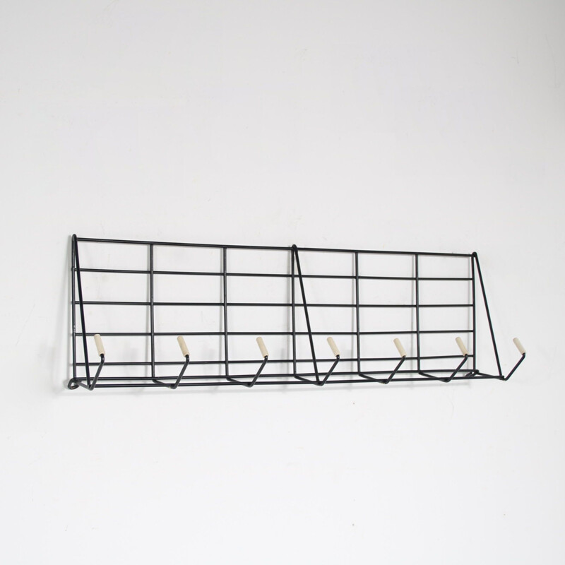 Vintage metal which coat rack by Friso Kramer for 't Spectrum, Netherlands 1950s