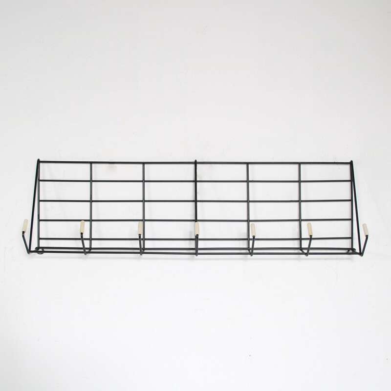 Vintage metal which coat rack by Friso Kramer for 't Spectrum, Netherlands 1950s