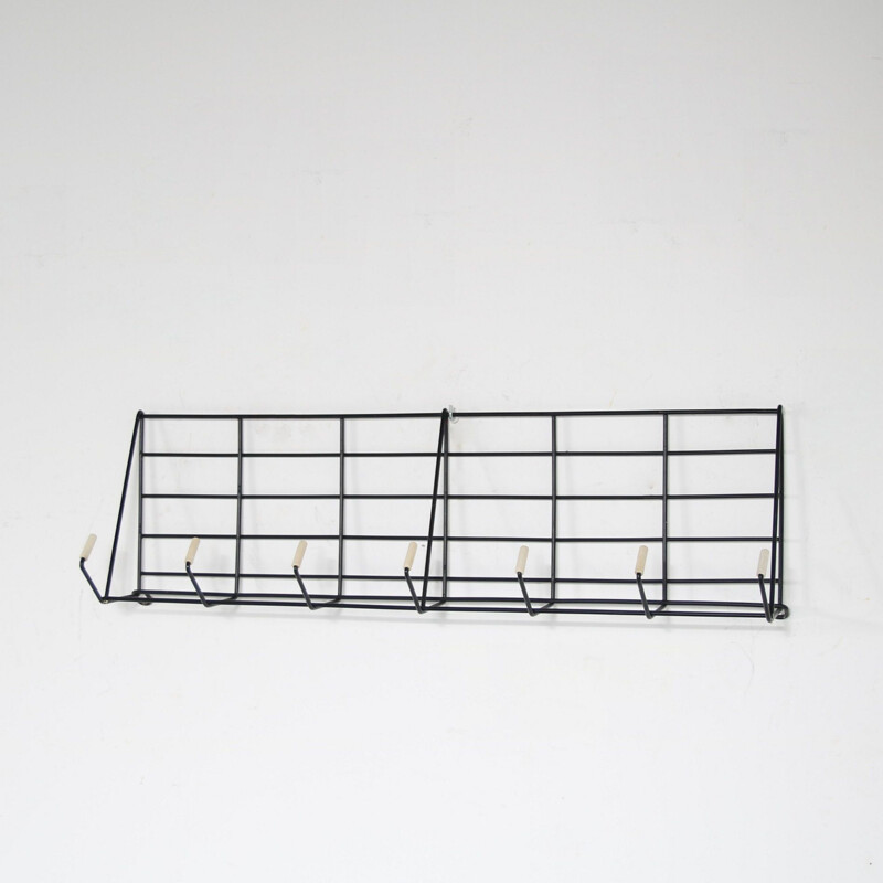 Vintage metal which coat rack by Friso Kramer for 't Spectrum, Netherlands 1950s