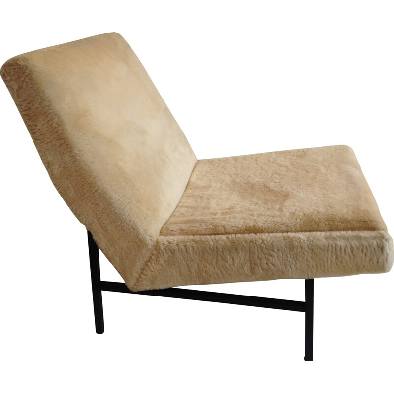 "642" Steiner armchair in fabric and metal, ARP - 1955