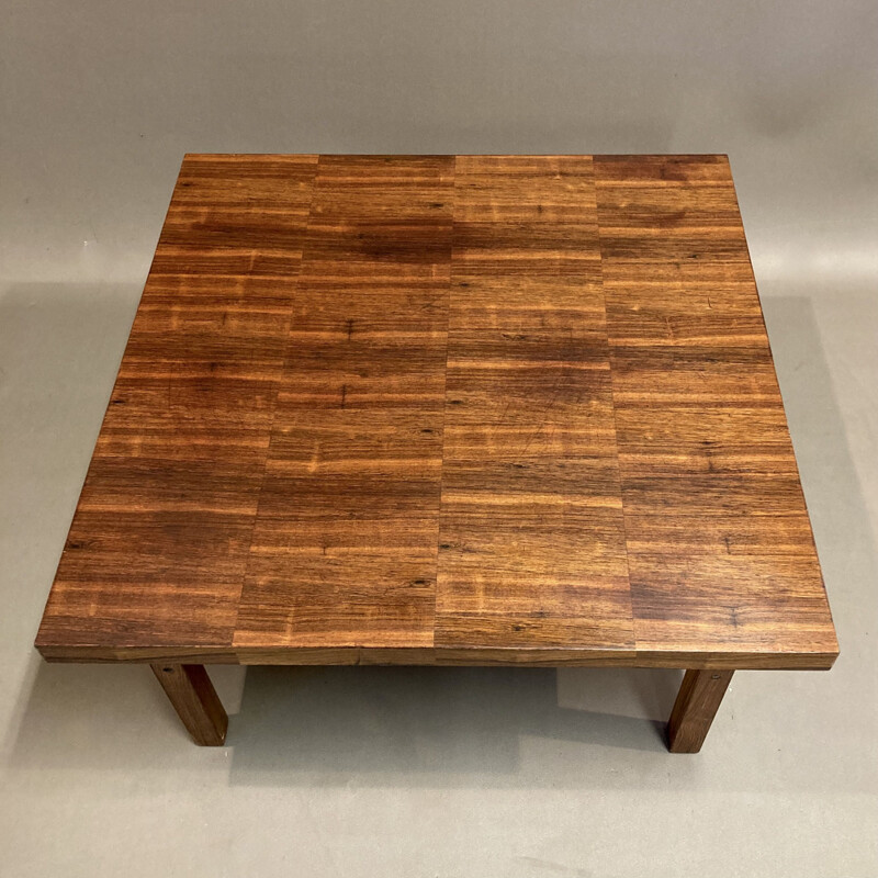 Scandinavian vintage rosewood coffee table by Kai Kristiansen for Bramin, 1950