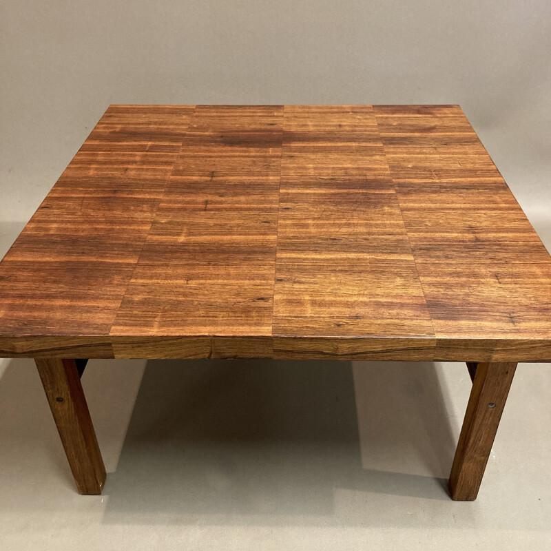 Scandinavian vintage rosewood coffee table by Kai Kristiansen for Bramin, 1950