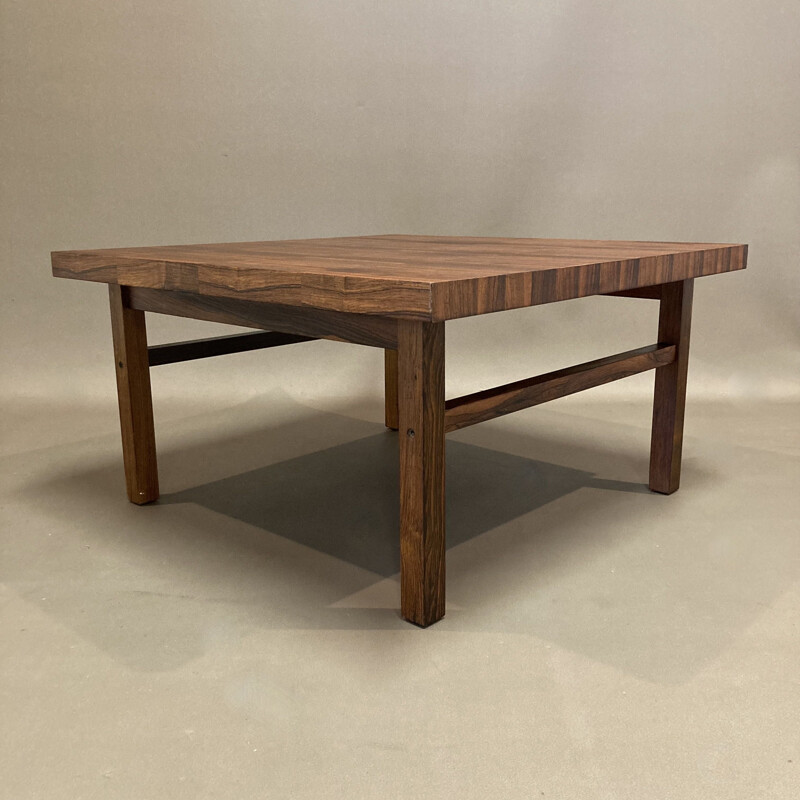 Scandinavian vintage rosewood coffee table by Kai Kristiansen for Bramin, 1950