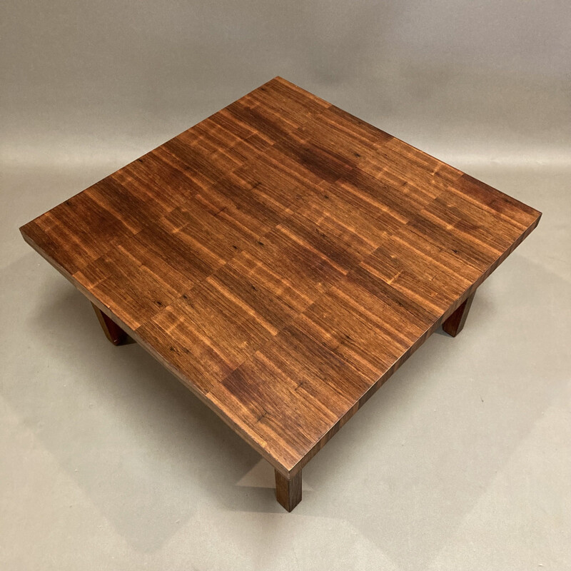 Scandinavian vintage rosewood coffee table by Kai Kristiansen for Bramin, 1950