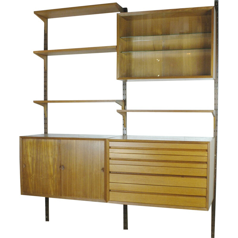 Danish wall unit in teak, Poul CADOVIUS - 1960s