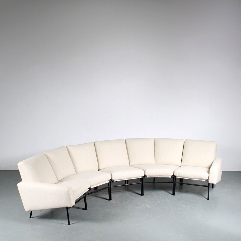 Vintage "L-10" sofa by Pierre Guariche for Airborne, France 1950