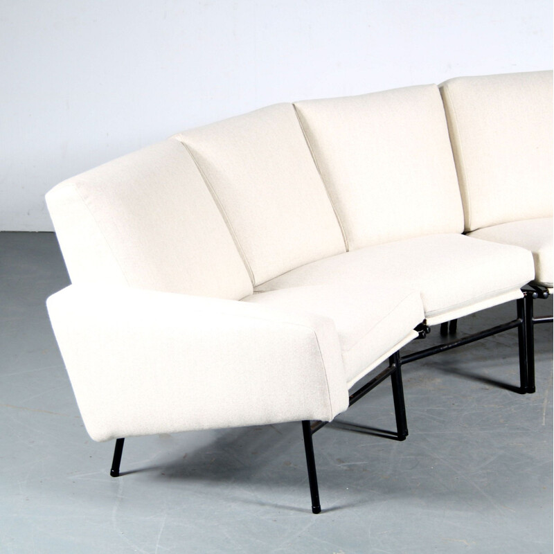 Vintage sofa "L-10" van Pierre Guariche voor Airborne, Frankrijk 1950