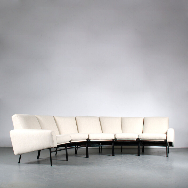 Vintage "L-10" sofa by Pierre Guariche for Airborne, France 1950