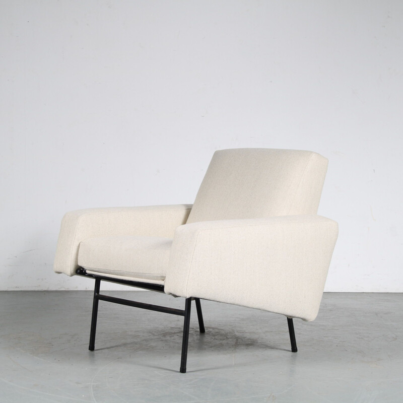 Vintage armchair by Pierre Guariche for Airborne, France 1960