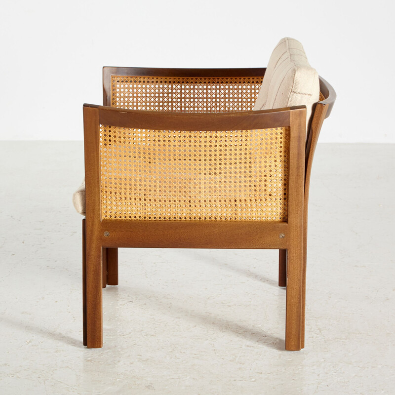 Paire de fauteuils vintage Plexus en acajou par Illum Wikkelsø, 1960