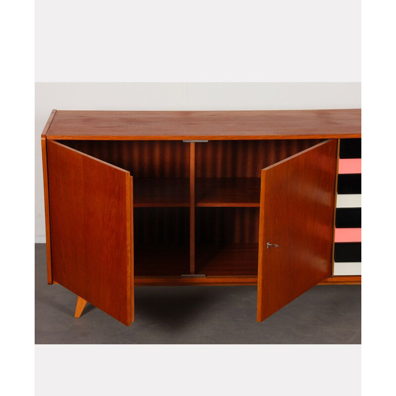 Vintage oakwood sideboard by Jiri Jiroutek for Interier Praha, 1960