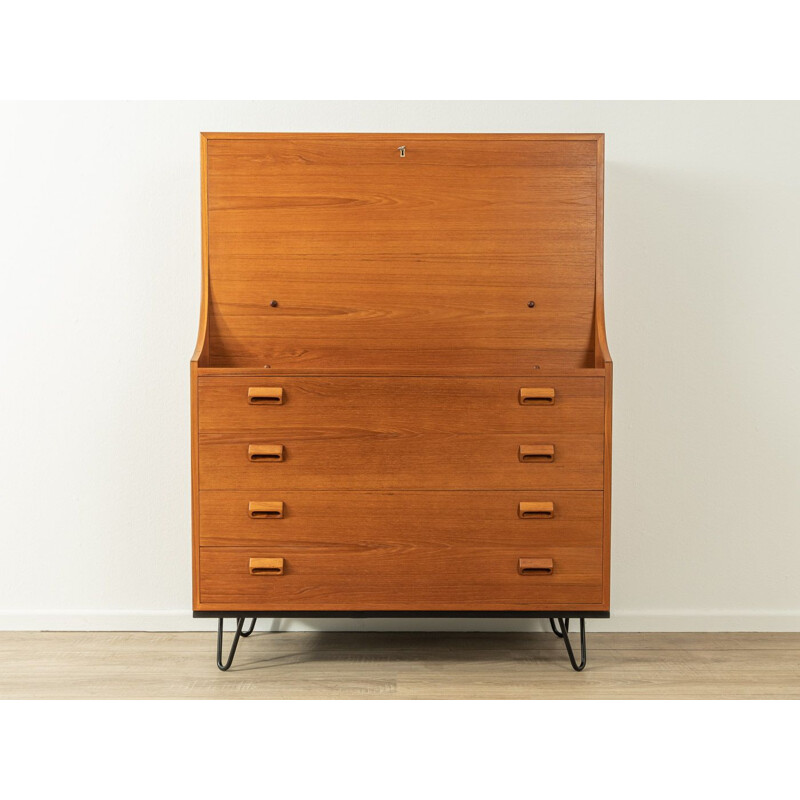 Vintage teak secretary by Børge Mogensen for Søborg Møbler, Denmark 1960s