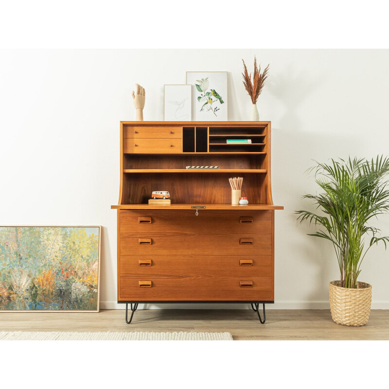 Vintage teak secretary by Børge Mogensen for Søborg Møbler, Denmark 1960s