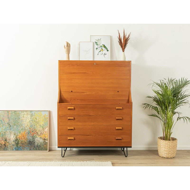 Vintage teak secretary by Børge Mogensen for Søborg Møbler, Denmark 1960s