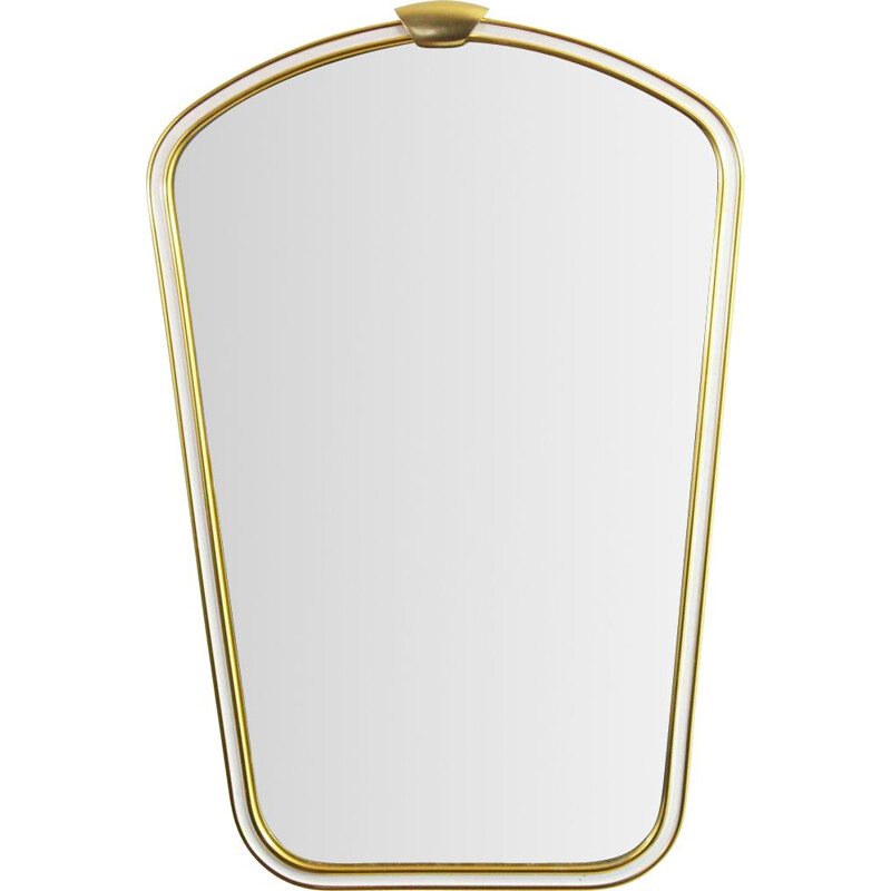 Vintage asymmetrical mirror, 1960