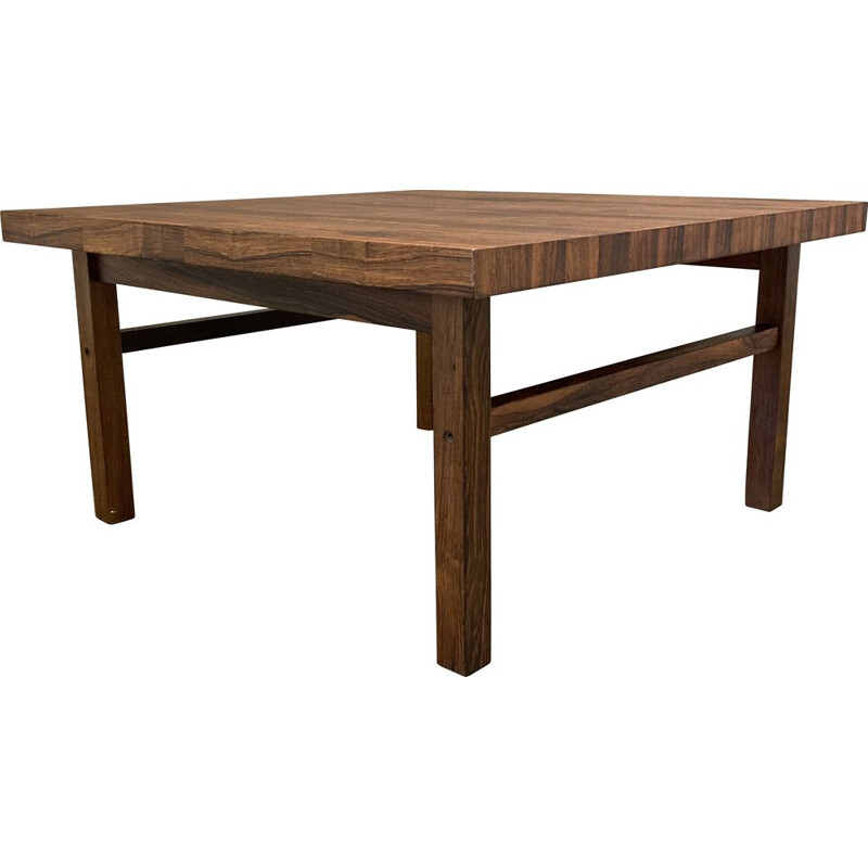 Scandinavian vintage rosewood coffee table by Kai Kristiansen for Bramin, 1950