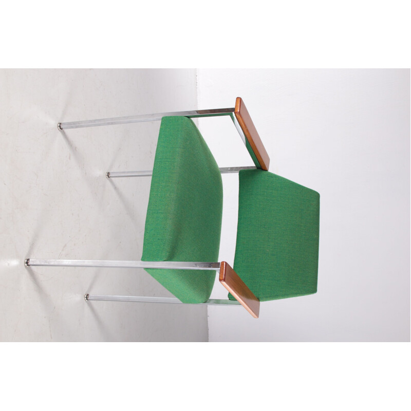 Vintage green office armchair, 1960s