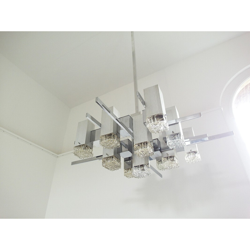 XL chandelier by Gaetano SCIOLARI - 1960s