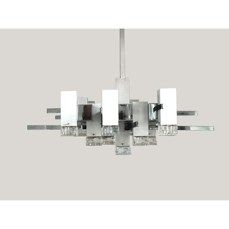 XL chandelier by Gaetano SCIOLARI - 1960s