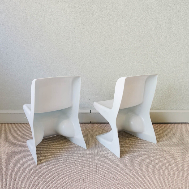 Pair of vintage children's chairs by Patrick Gingembre for Selap, France 1970s