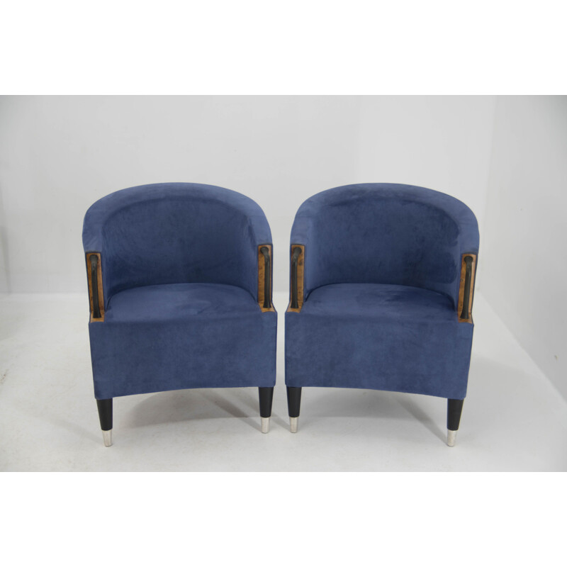 Pair of vintage armchairs by Paolo Piva for B and B, Italy 1980