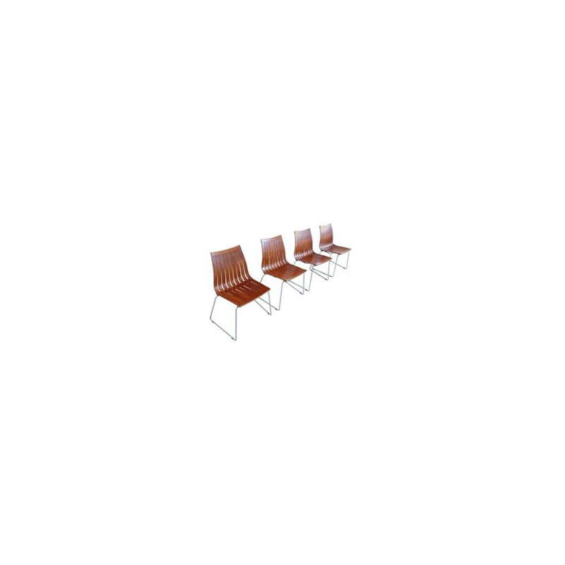 Set of 4 Tynes chair in plywood, Kjell RICHARDSEN - 1958