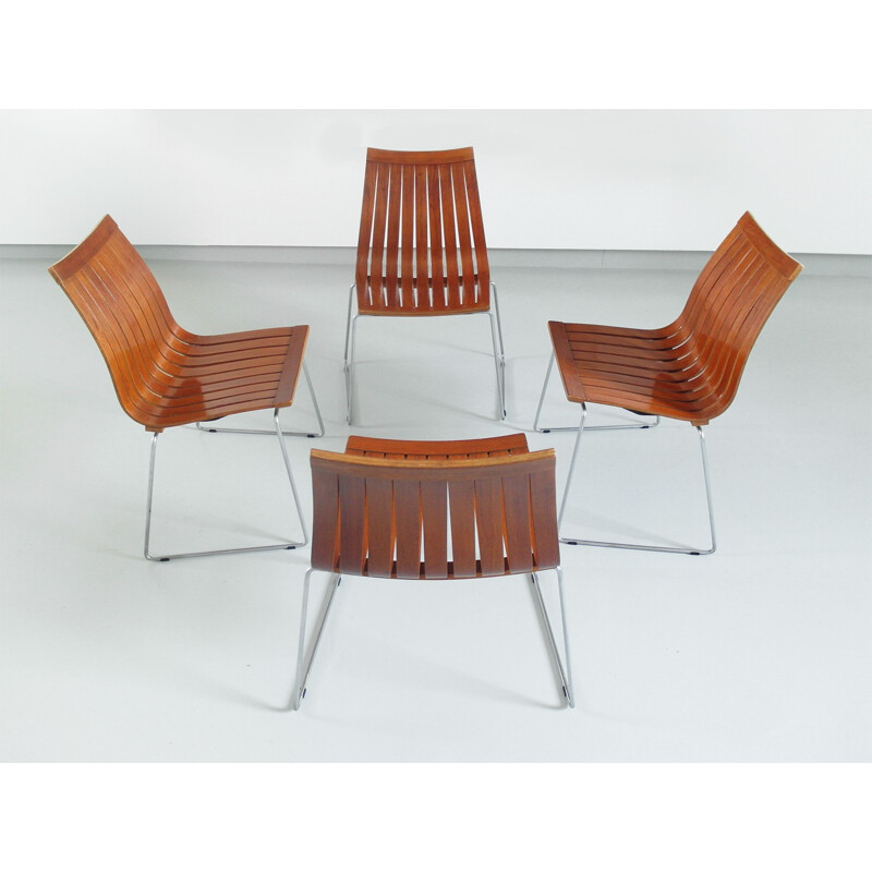 Conjunto de 4 sillas Tynes, Kjell RICHARDSEN - 1958