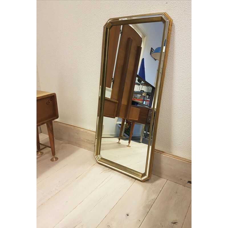 Specchio vintage Deknudt, Belgio 1970