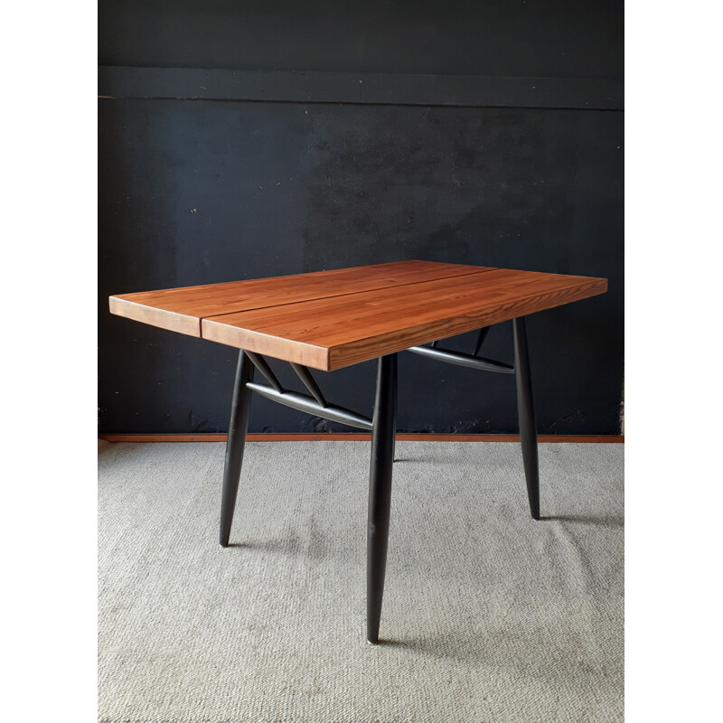 Table vintage Pirkka par Ilmari Tapiovaara pour Laukaan Puu, 1955