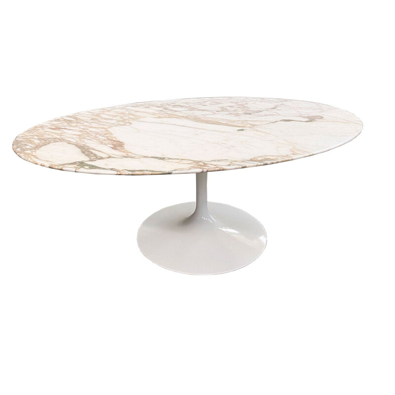 Knoll vintage marble coffee table 107 cm by Eero Saarinen