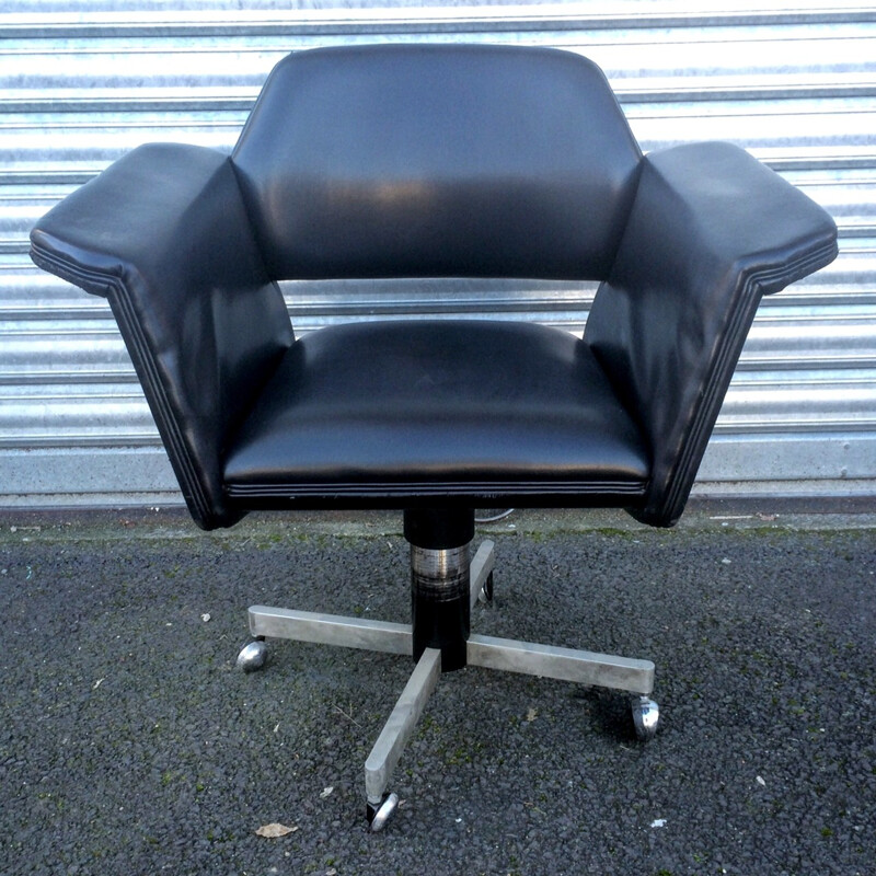 Vintage Steiner "Prisme" armchair, Joseph André MOTTE - 1950s