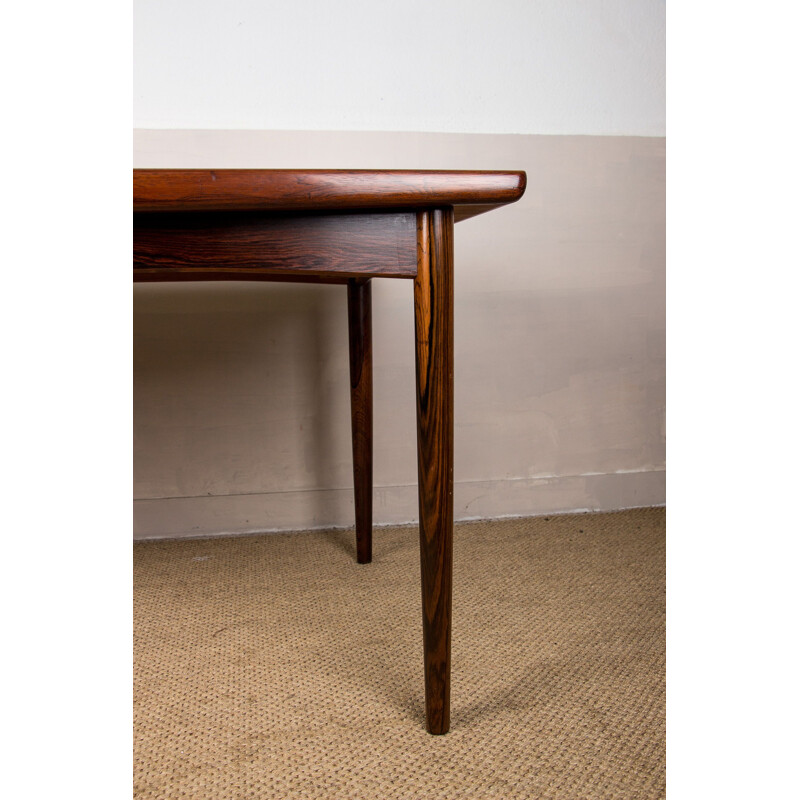 Vintage Danish rosewood extendible table by Dyrlund, 1960