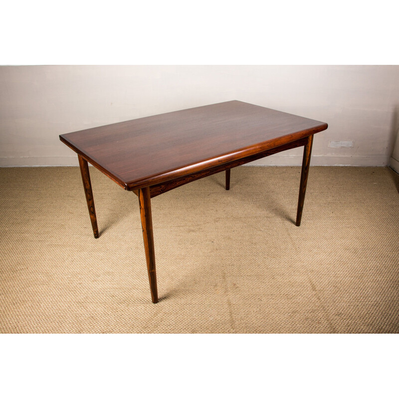 Table danoise vintage extensible en palissandre par Dyrlund, 1960