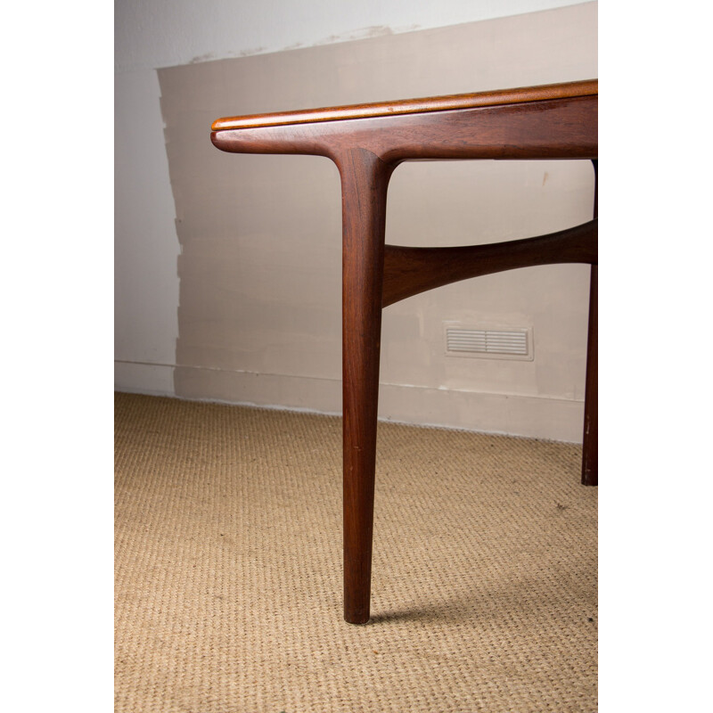 Vintage Danish teak table by Arne Hovmand Olsen for Mogens Kold, 1957