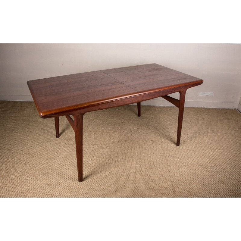 Table danoise vintage en teck par Arne Hovmand Olsen pour Mogens Kold, 1957