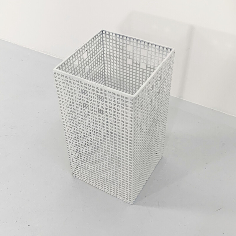 Vintage wastepaper basket by Josef Hoffmann for Bieffeplast, 1970s