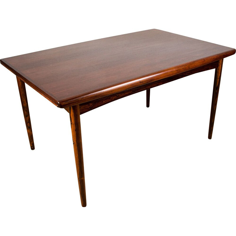 Table danoise vintage extensible en palissandre par Dyrlund, 1960