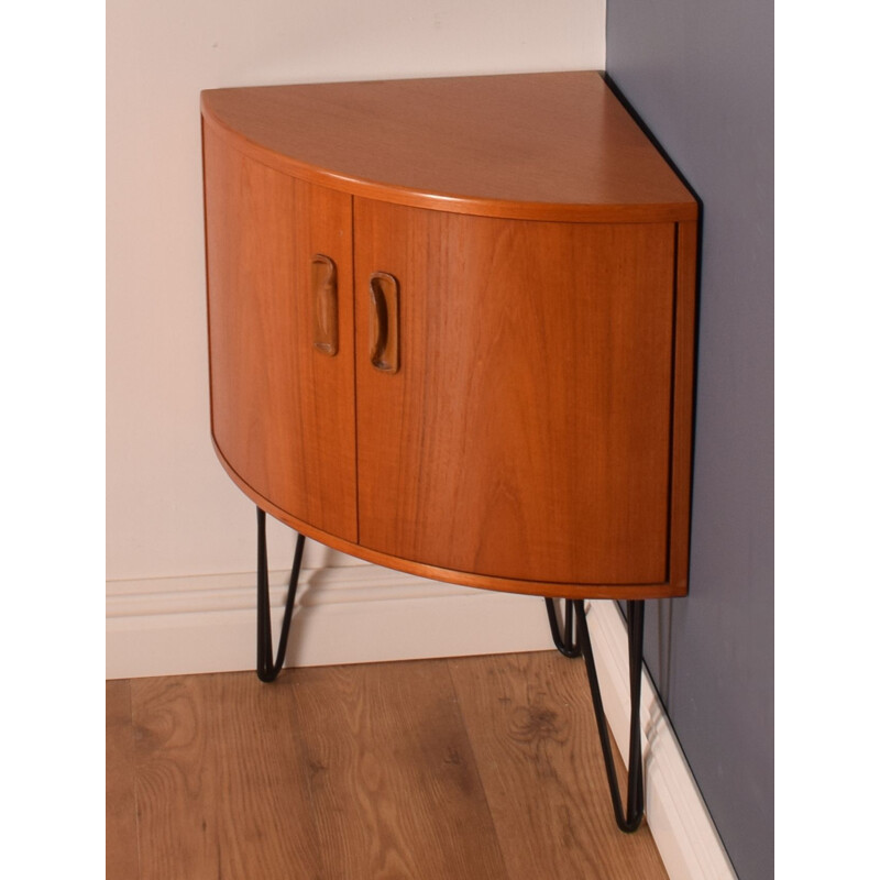 Vintage teak G Plan Fresco corner cabinet, 1960s