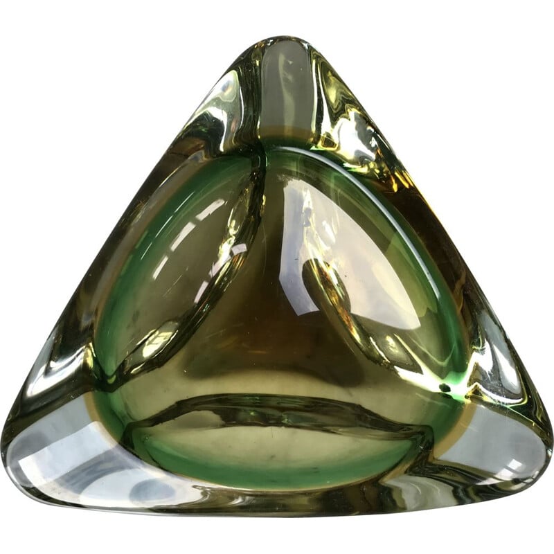 Vintage ashtray in Murano glass by Flavio Poli