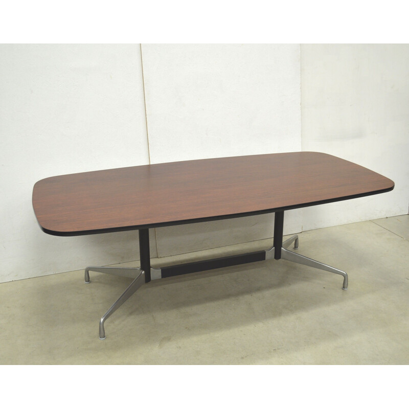 Vintage rosewood segmented table by Charles Eames for Herman Miller, 1970s