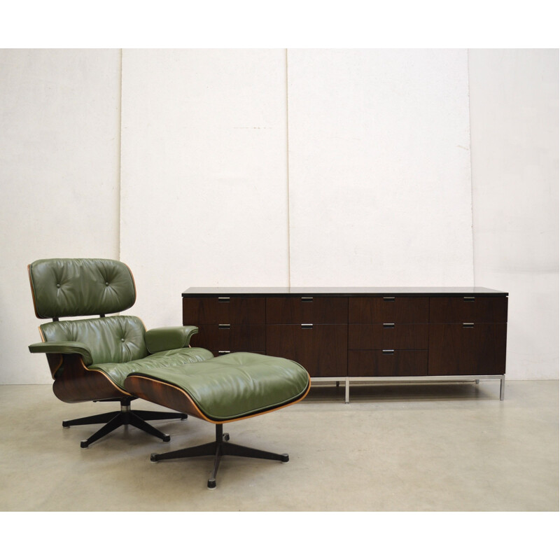 Enfilade vintage en palissandre et granit par Florence Knoll pour Knoll, 1970