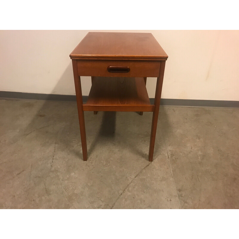 Danish vintage teak night stand, 1960s